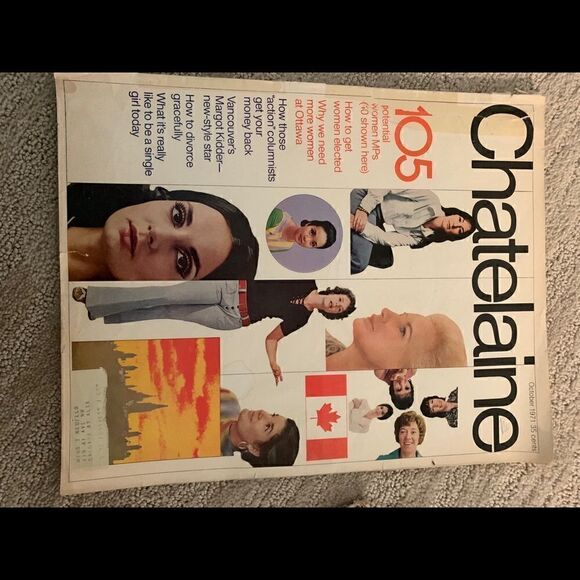 Chatelaine Magazine - October  1971 - Picture 2 of 5